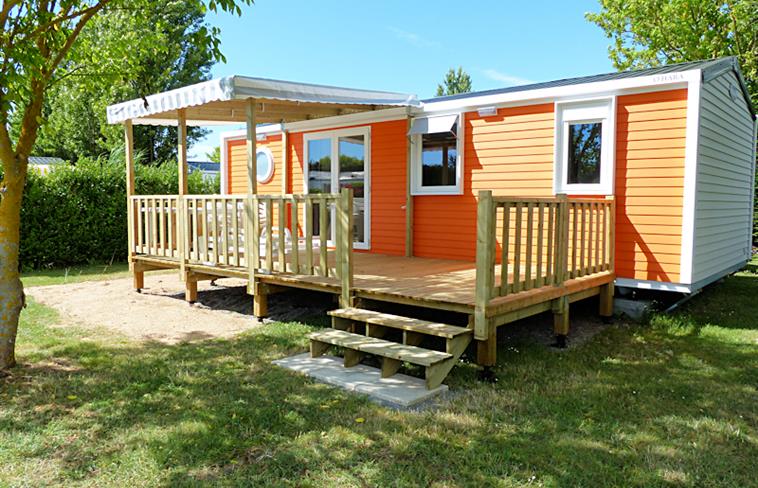 Mobil-home 3 chambres avec TV Camping Les Amiaux Saint-Jean-de-Monts
