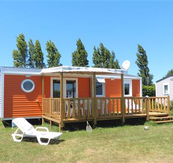 Mobil-home 3 chambres Pep's Camping Les Amiaux